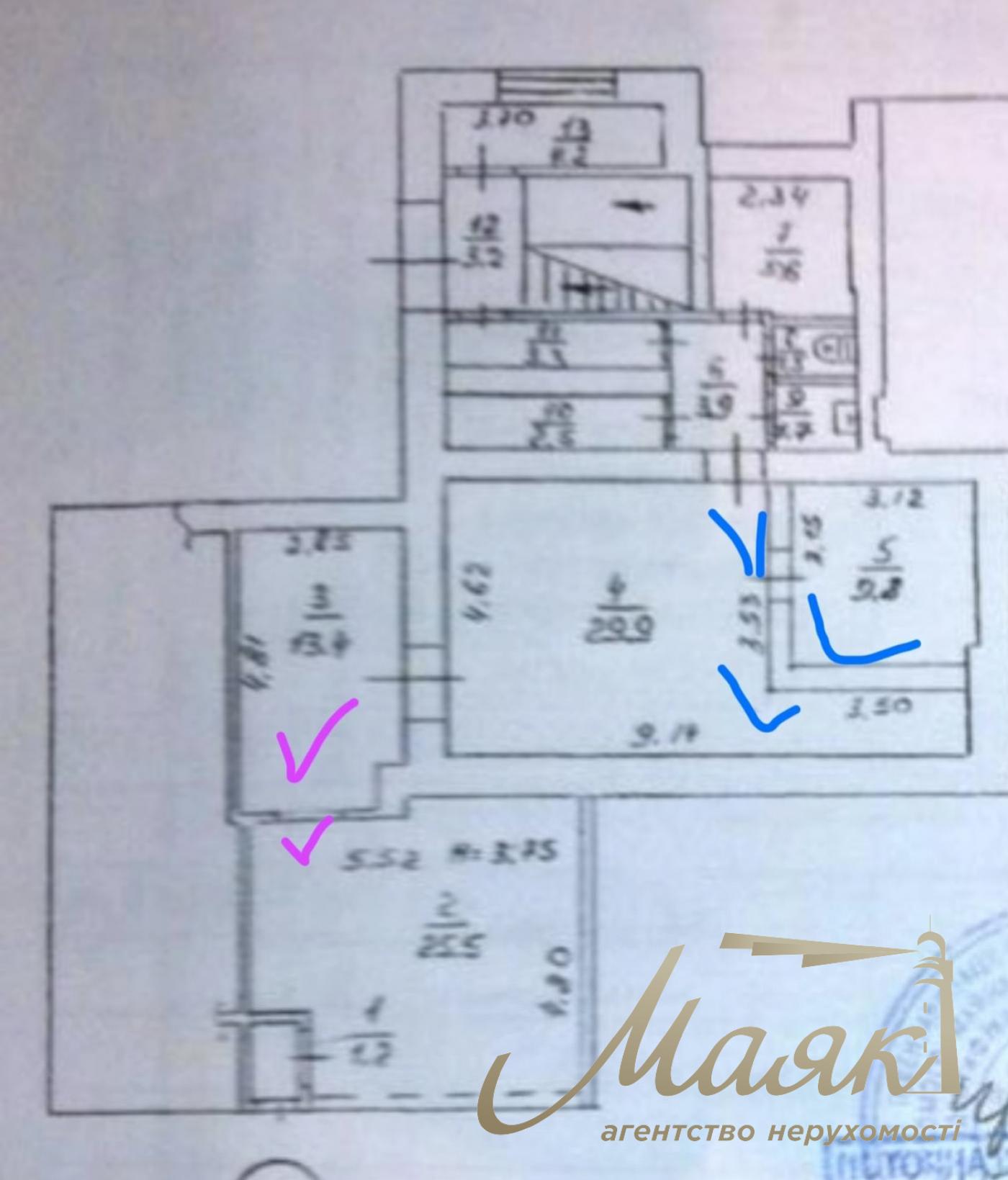 Оренда фасадного комерційного приміщення (106 м² + 70 м² цоколь), Русанівська набережна, 8