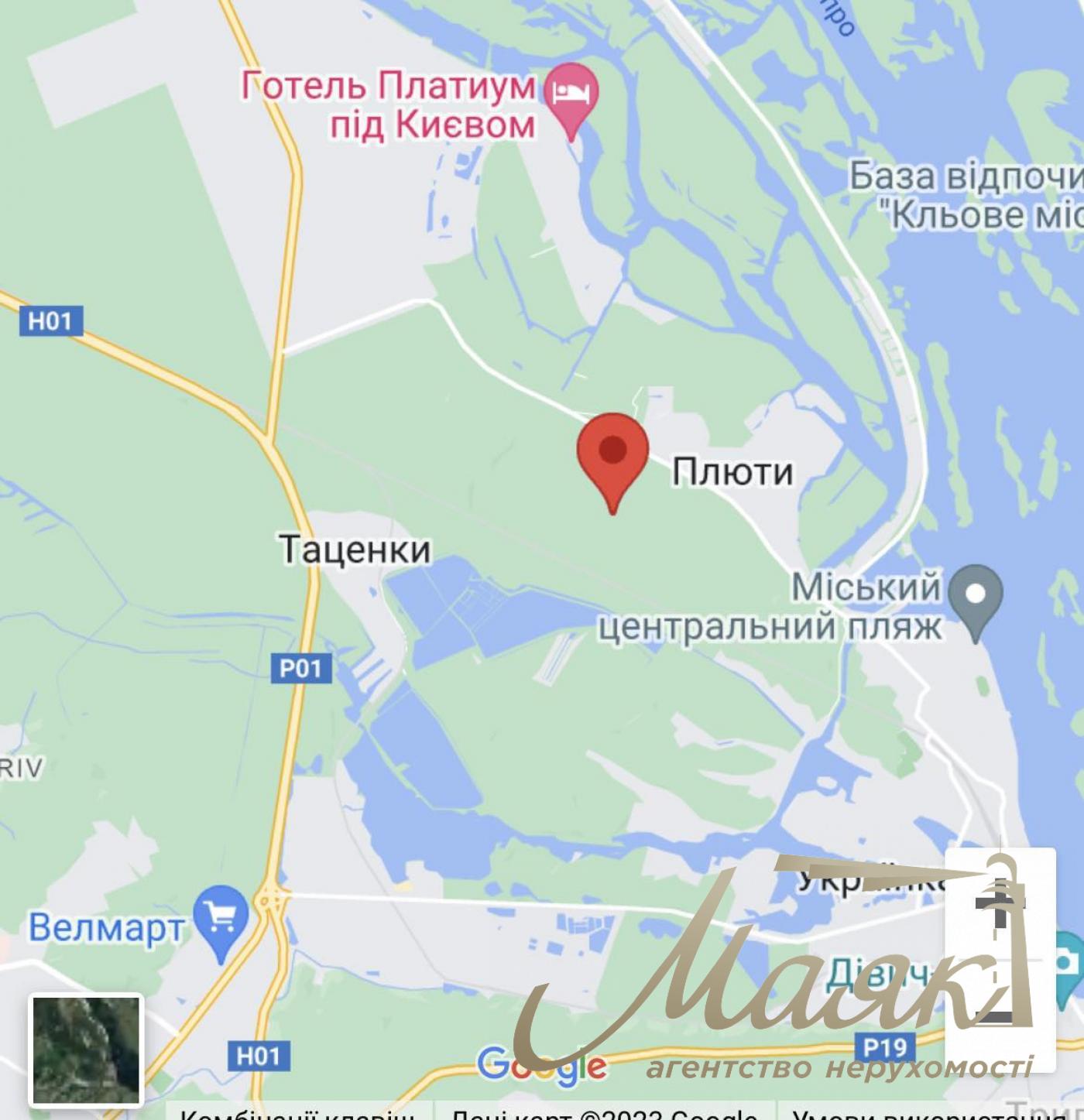 Продаж земельної ділянки під будівництво в лісі, с. Плюти. 