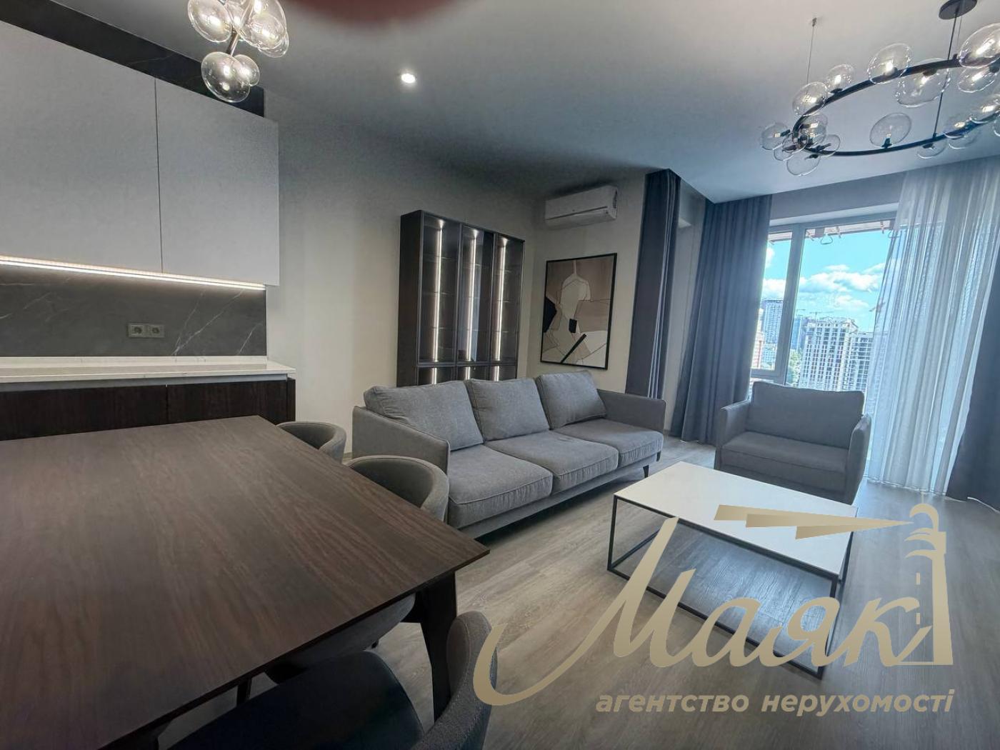 Аренда пенхауса с террасой 210м2 в ЖК Atlantic Residences, ул.Антоновича 118, Дворец Украины.