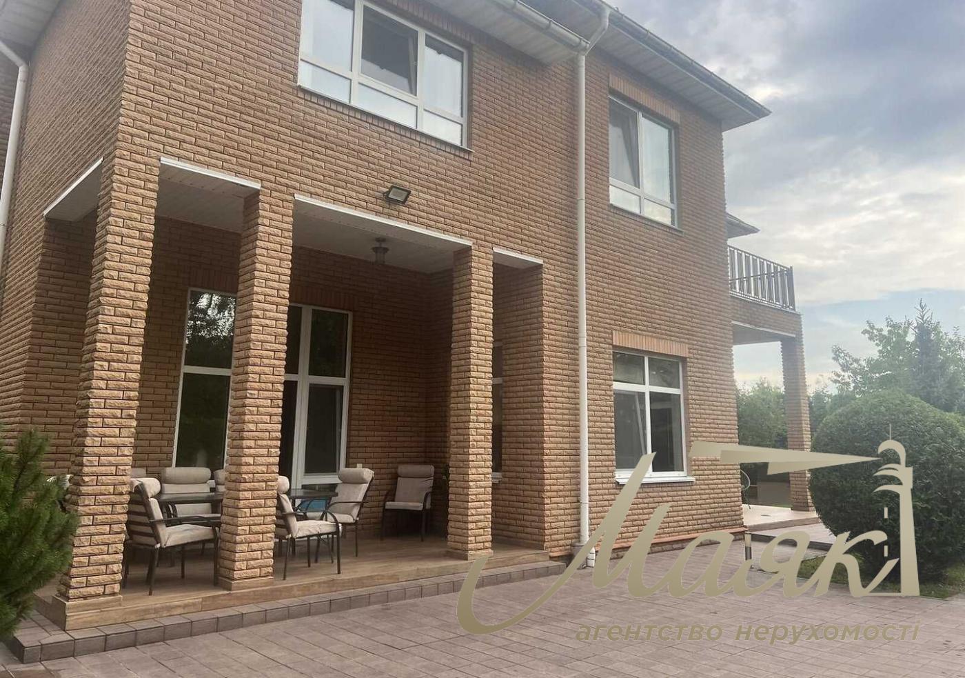 Оренда 2х-поверхового будинку 320м2 з басейном в Лісниках, Поруч з КМ "Зелений гай", 15 соток. Обухівський район, Київська область