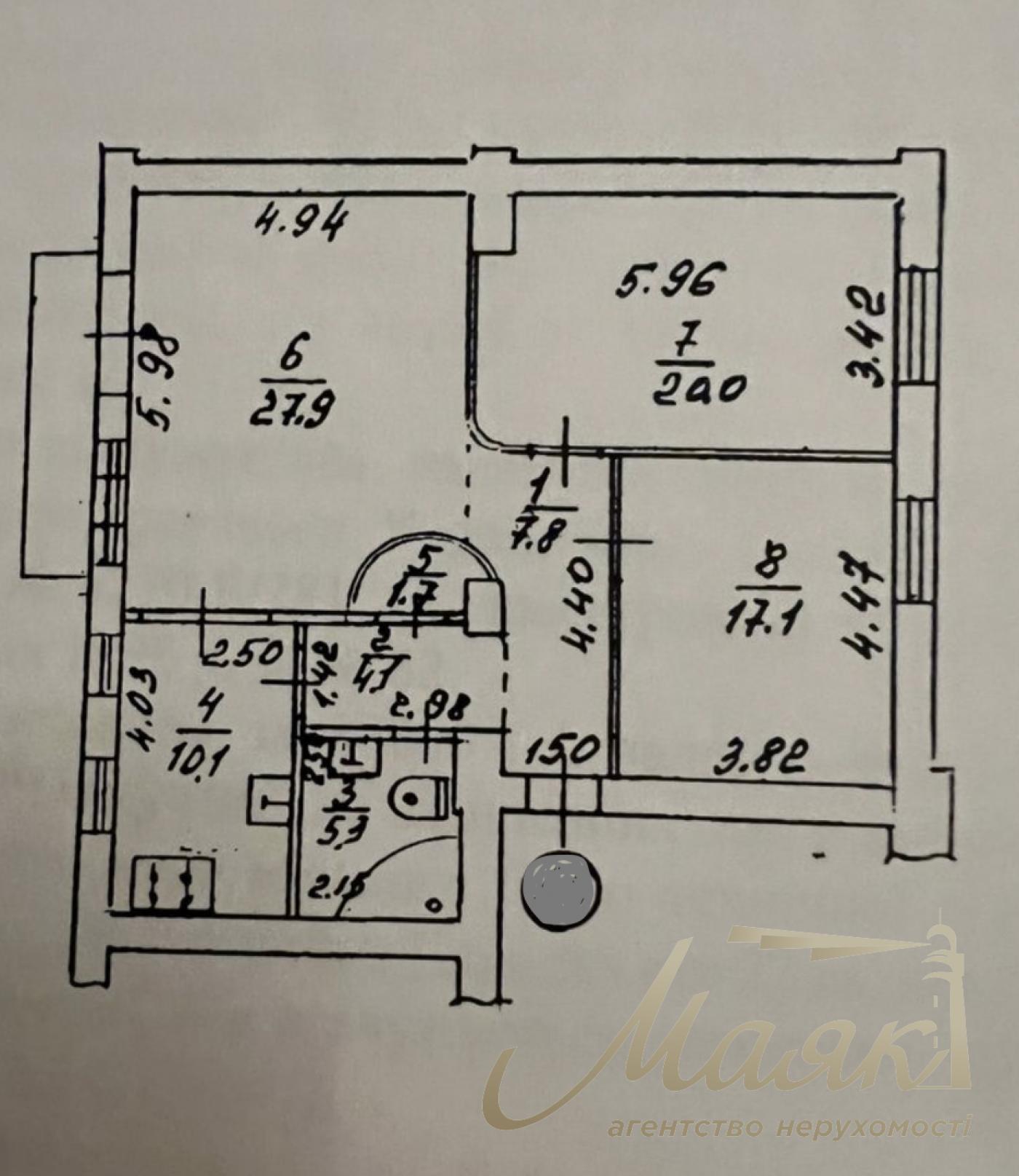 For sale 3-room apartment 98m2, str. Yaroslavov Val, 19, Shevchenkovsky district, Near Golden Gate, Sofia Square, Andreevsky Descent.