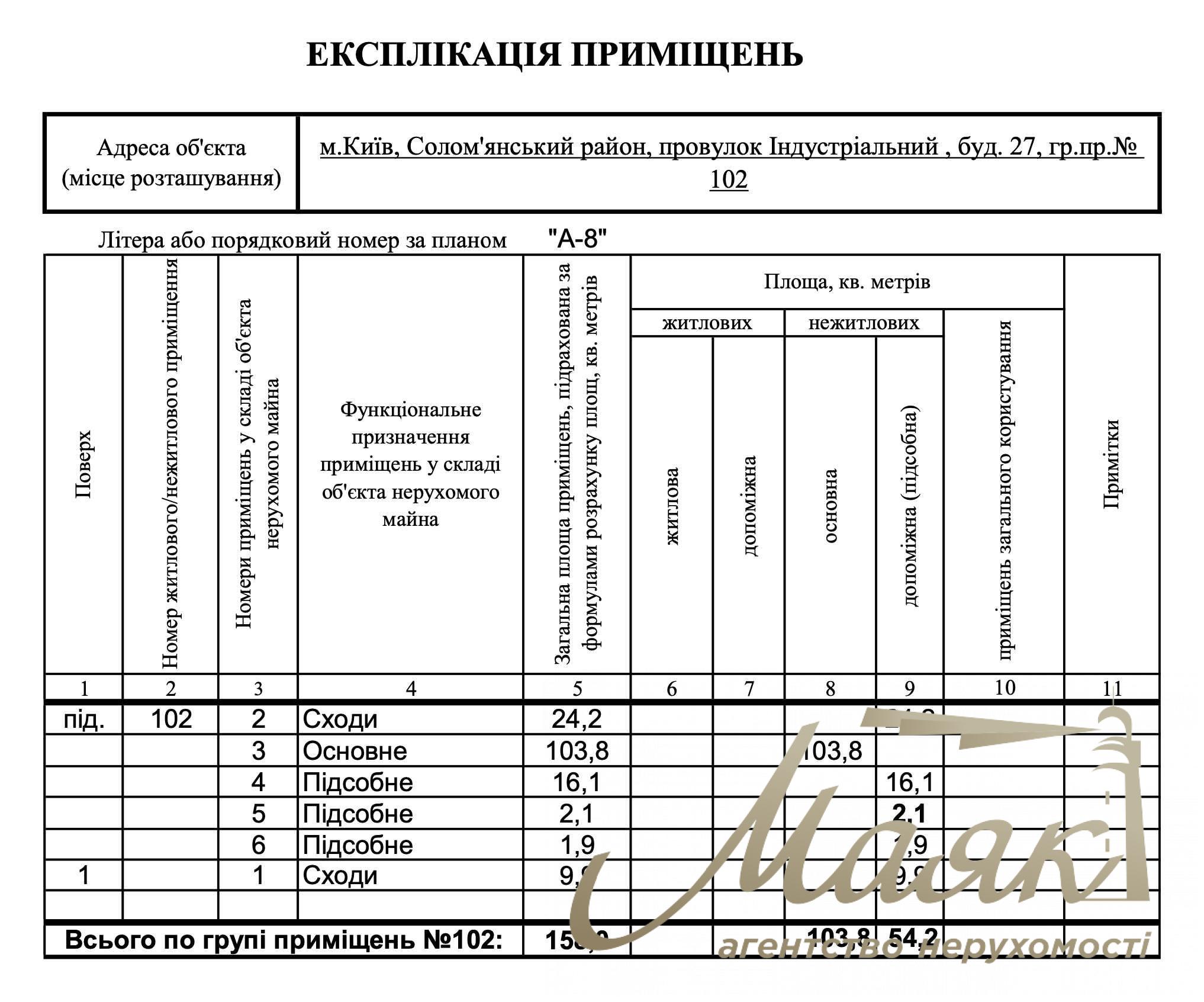 Продаж комерції (цоколь), 158м2, Індустріальний, 27, Солом'янка