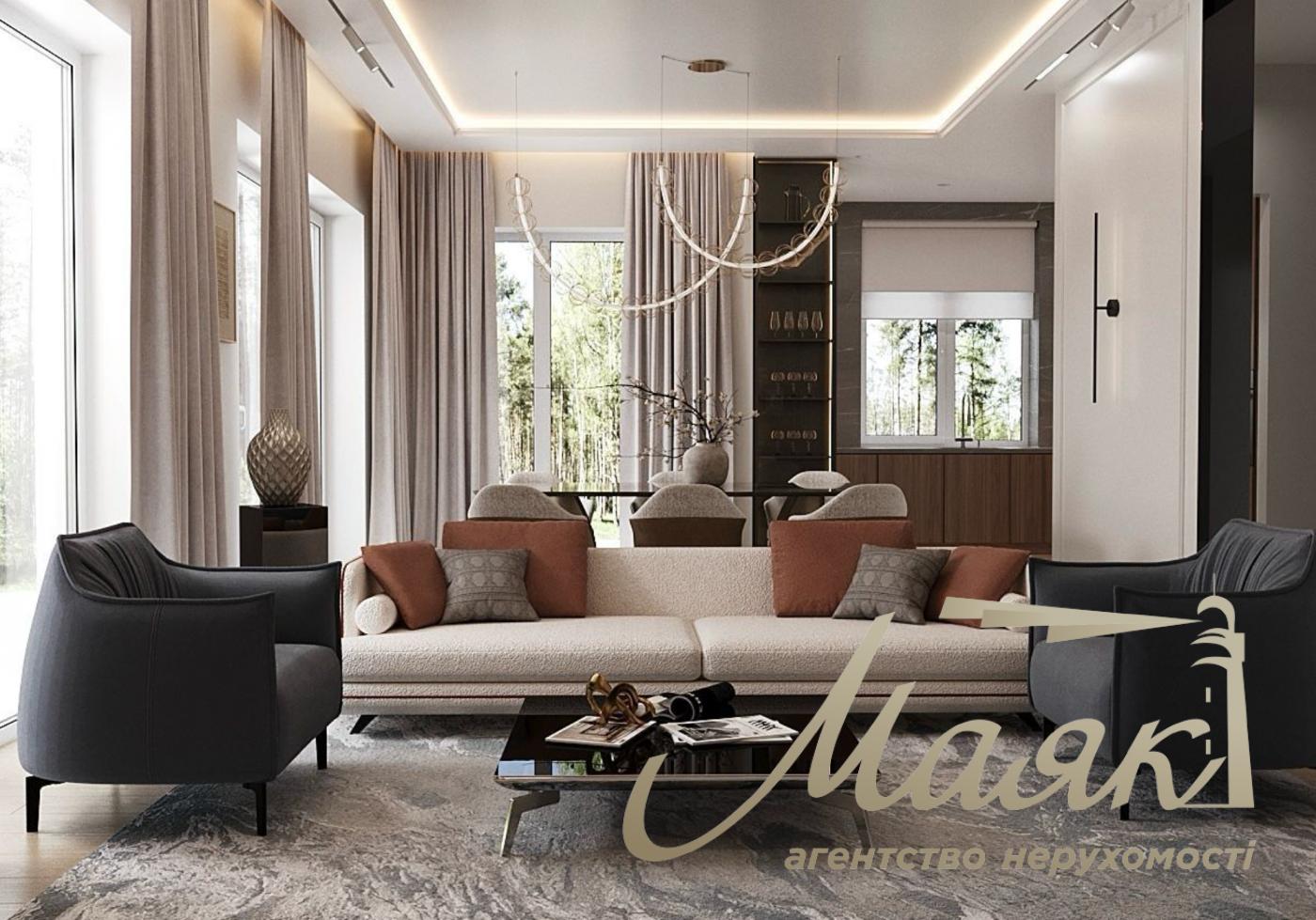 Продаж 1 поверхового будинку 212м2, КМ Золоче