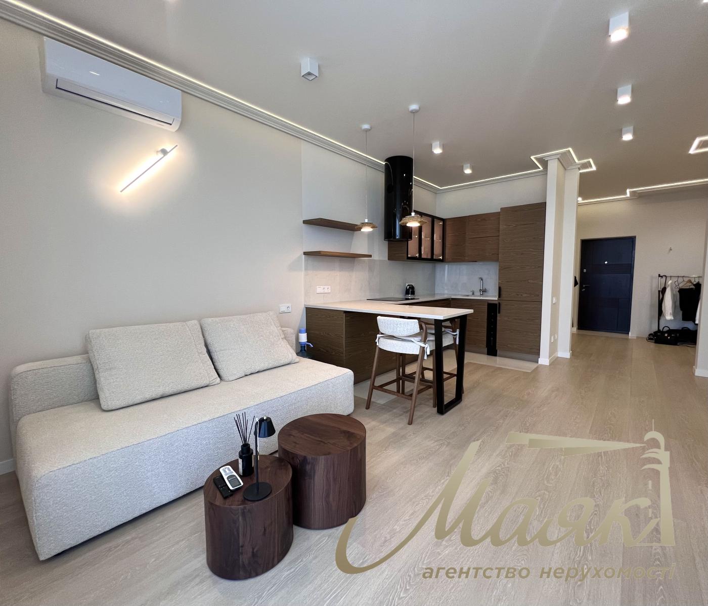 Продаж 1-кімнатної квартири з гарним видом (58,4 м²) у ЖК «Riverstone», вул. Дніпровська Набережна, 10-Д