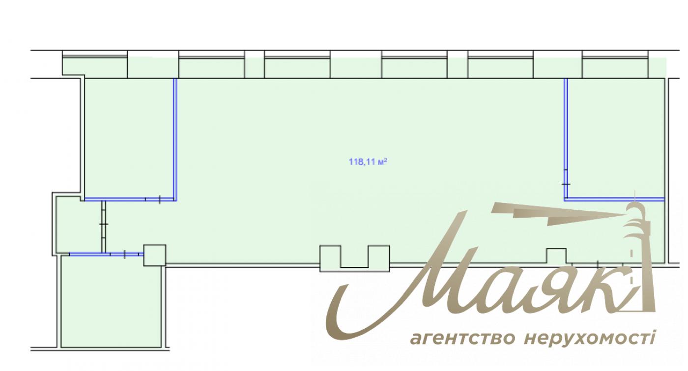 Office for rent 271m2 BC Horizon Park 12 Amosova str. Solomenka