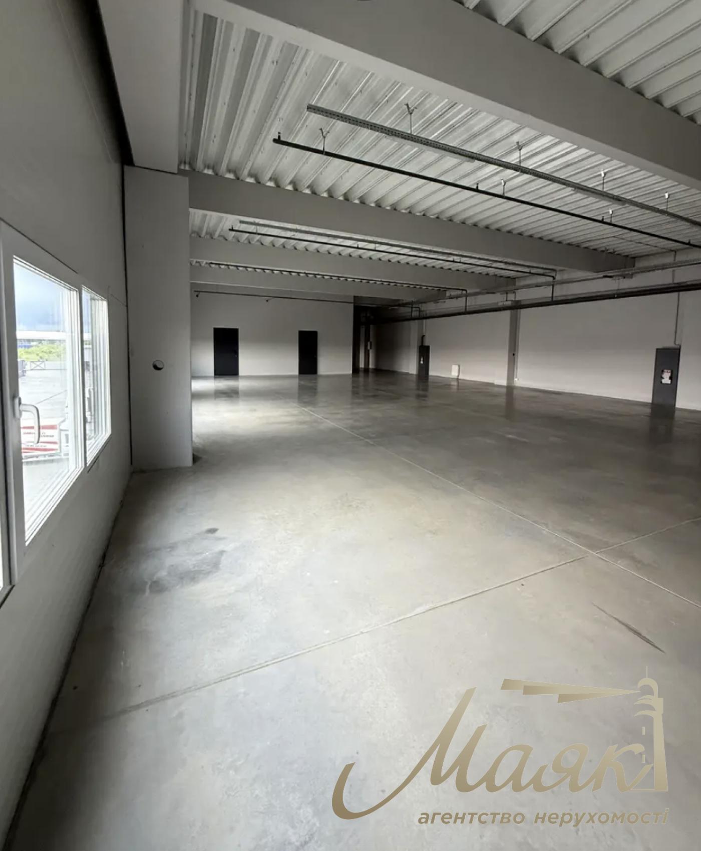 Оренда нового складського приміщення (1296 м²) у Борисполі