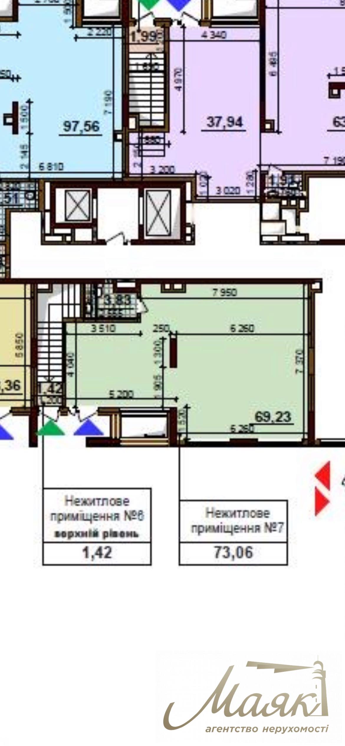 Аренда помещения 73м2, Варшавский+, фасад, ул. Виговского 53/46