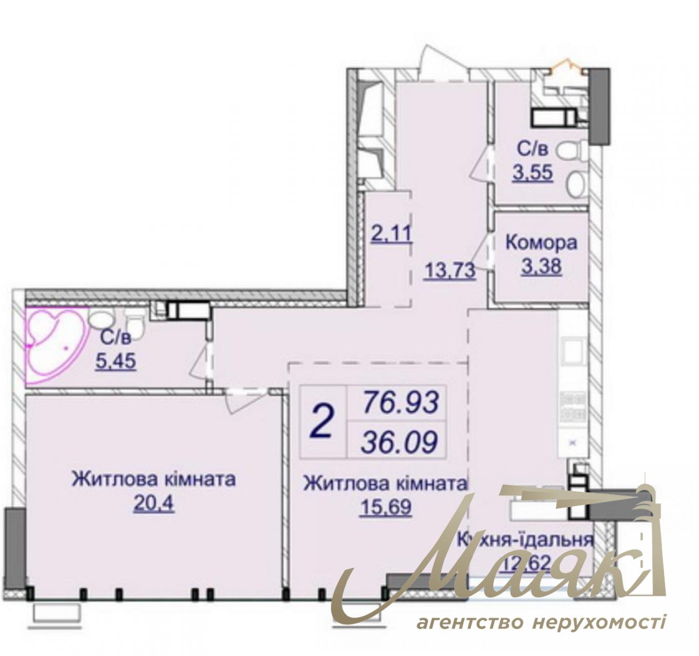 Продаж 3-х кімнатної квартири в ЖК Новопечерські Липки 7 черга