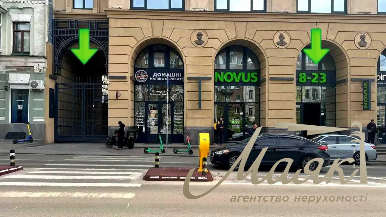 Commercial space for rent (40 m²) in the "Yaroslavov Grad" residential complex, 15 Bulvarno-Kudryavskaya St., Shevchenkivskyi District