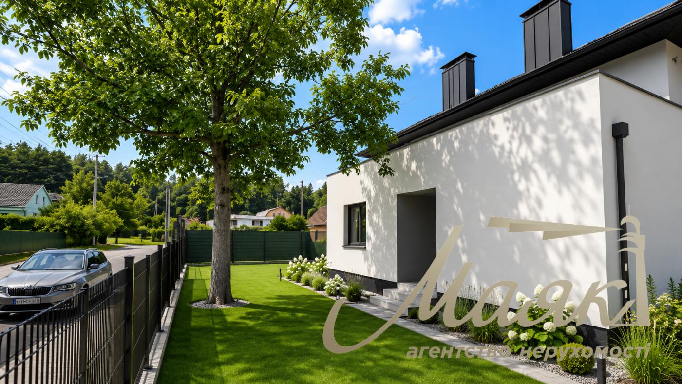 Продаж сучасного 2х-поверхового будинку 200 м² + тераса 30м2 у с. Віта поштова, Київська область, Ліс, Асфальтований під'їзд, Теремки, Одеський напрямок.