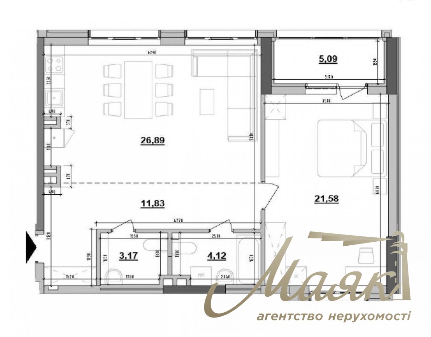 Продаж 1к. квартири 72м у ЖК Maxima Residence, Максима Резиденс, вул. Коновальця, Печерськ