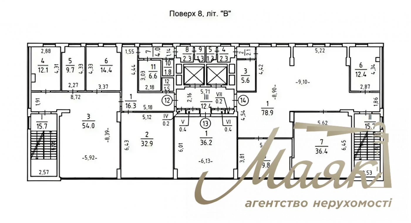 Rent office 223m2 on Zagorivska str. 23, Shevchenko district.