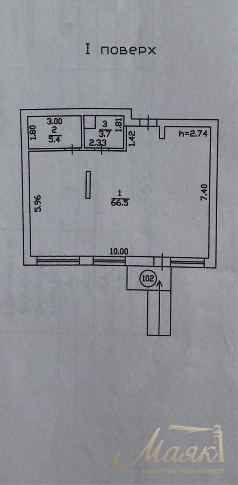 Rent a front room 76m2, Zarechny Residential Complex, Osokorki