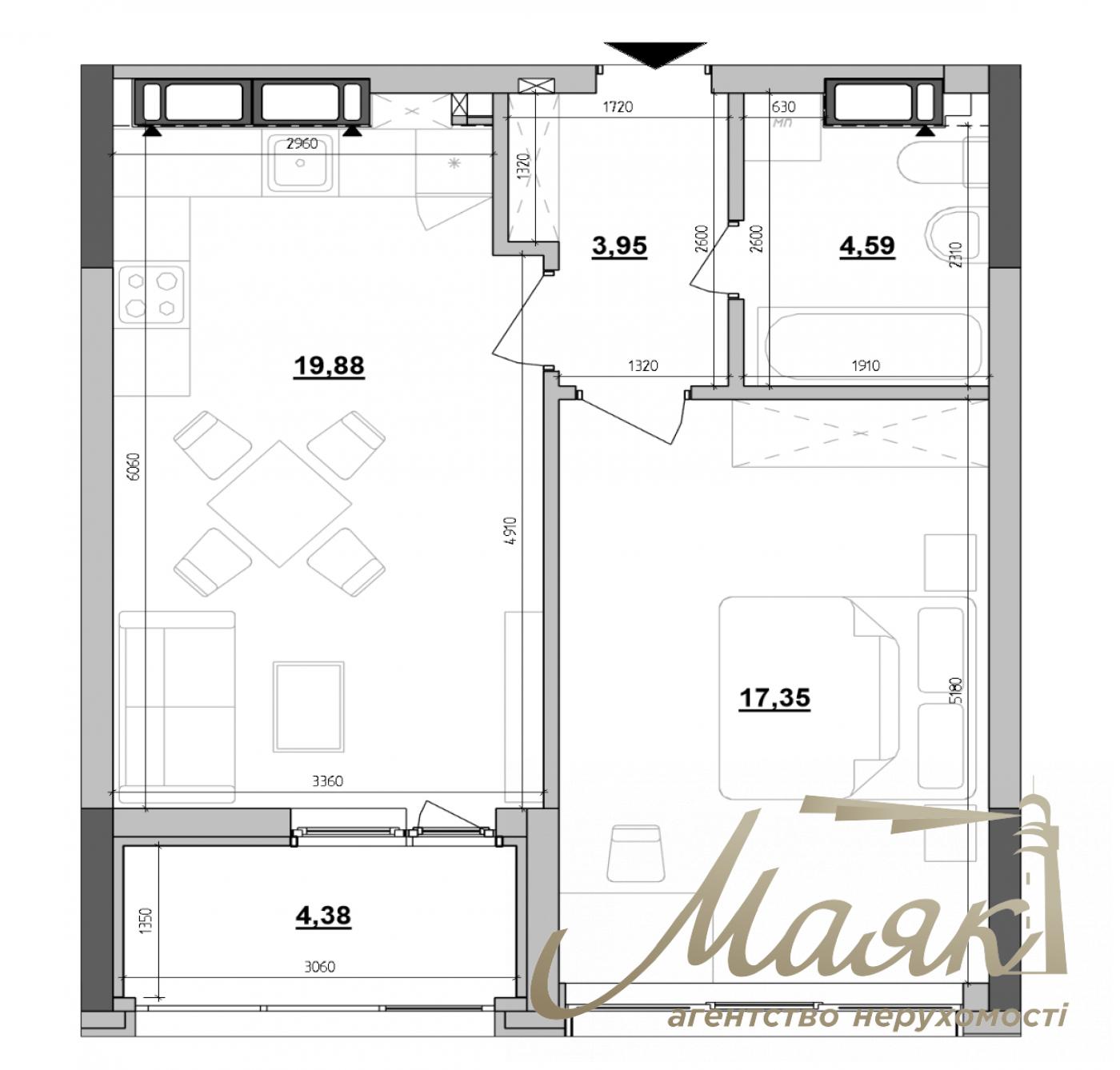 Продажа 2-комнатной квартиры ЖК Maxima Residence, ул. Коновальца