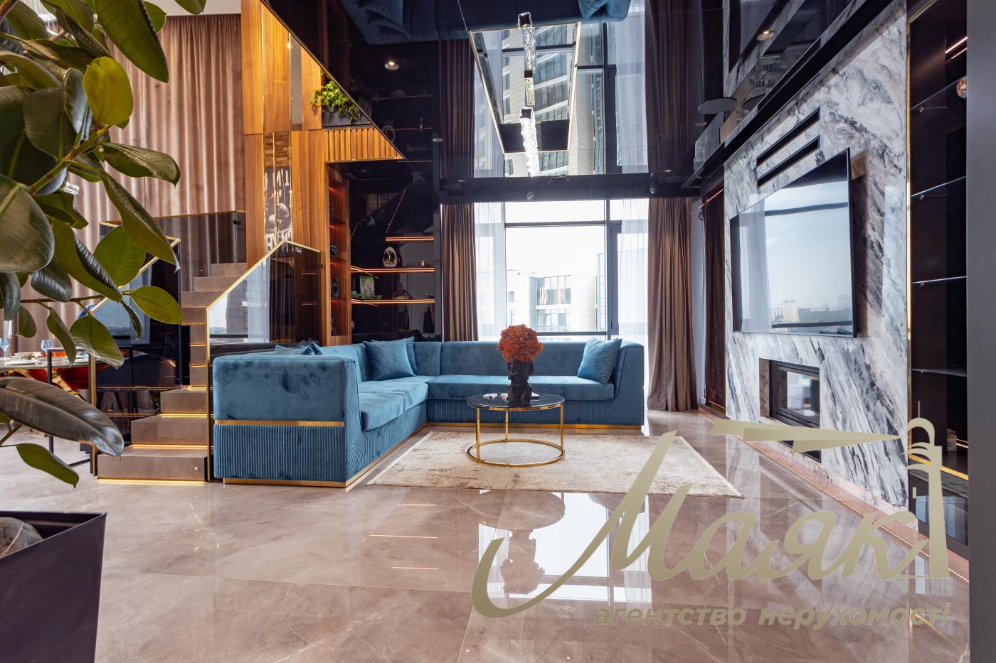 Продажа пентхауса 195 м² с террасой и дизайнерским ремонтом в ЖК Park Avenue VIP, Киев