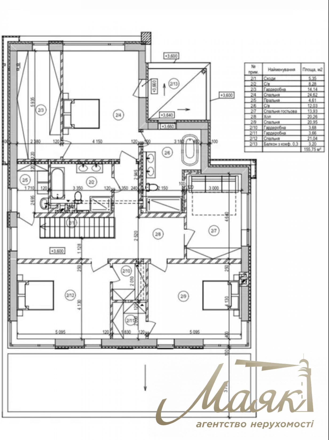Продаж 2-поверхового будинку площею 326 м², Ходосівка, КГ «Нова Ходосівка»