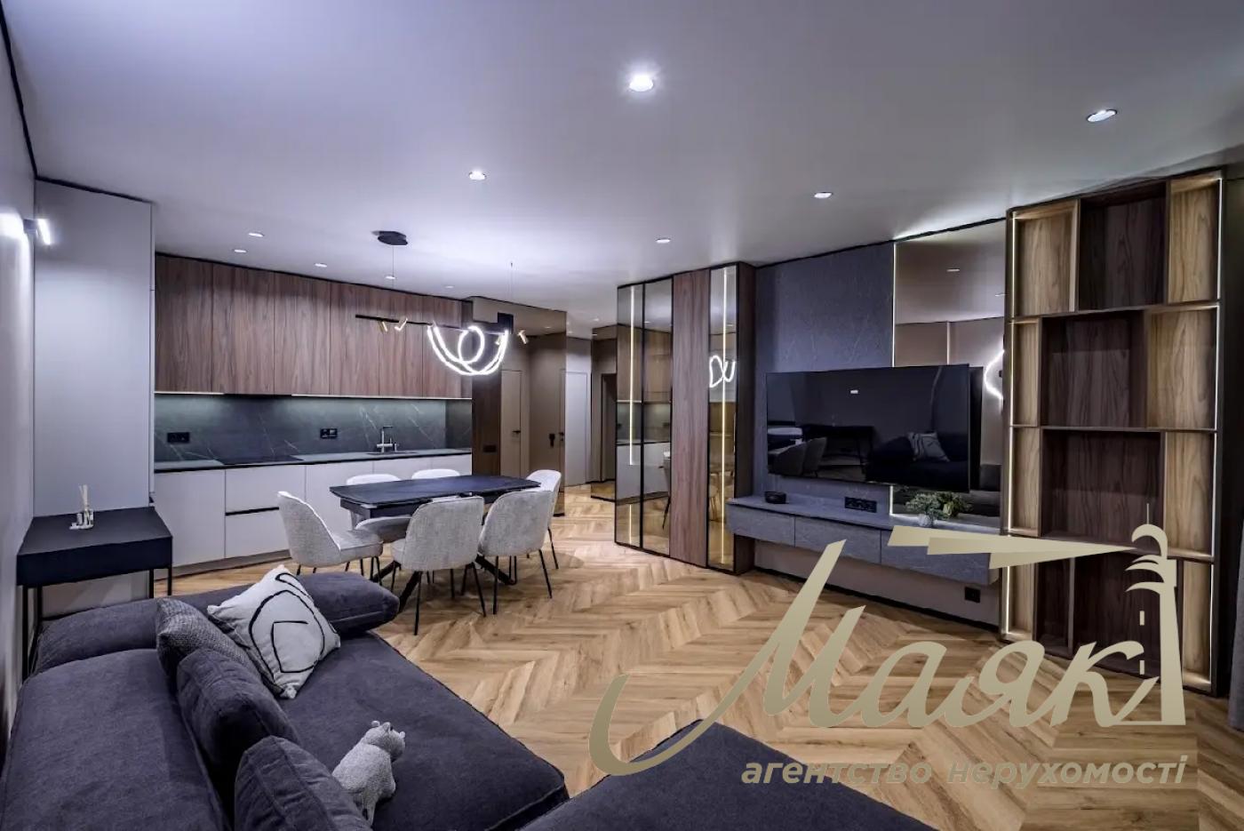 Продажа дизайнерской квартиры 74 м² в ЖК бизнесс класса White Lines, Голосеевский район, напротив парка