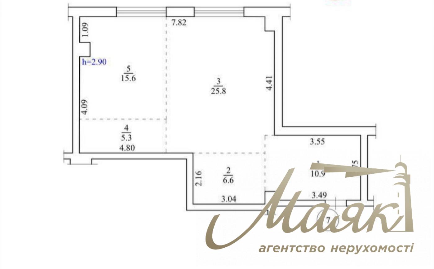 Продаж 2к квартир, 64.1м2 ЖК Бульвар Фонтанів!