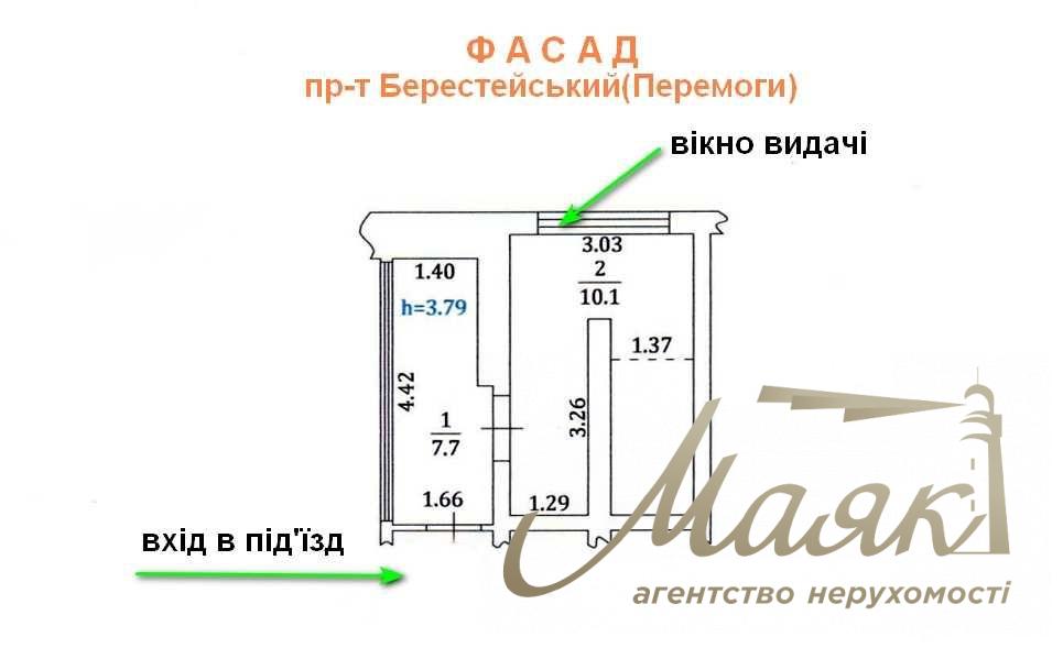 Продаж фасаду ЖК Manhattan, кафе 17,8+12 м, ФАСАД