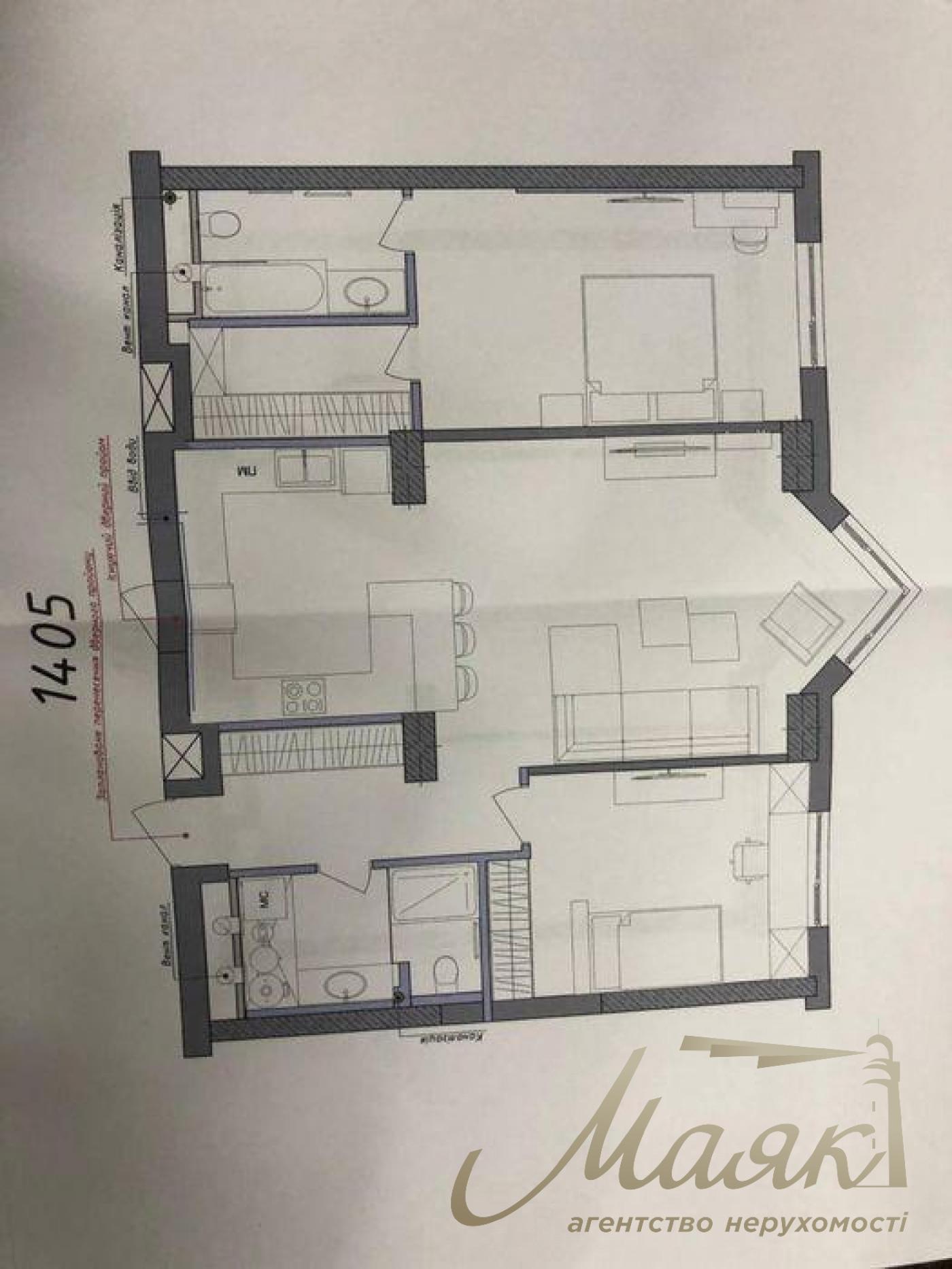 Продажа 2-комнатной квартиры ЖК Delmar, ул. Верхогляда