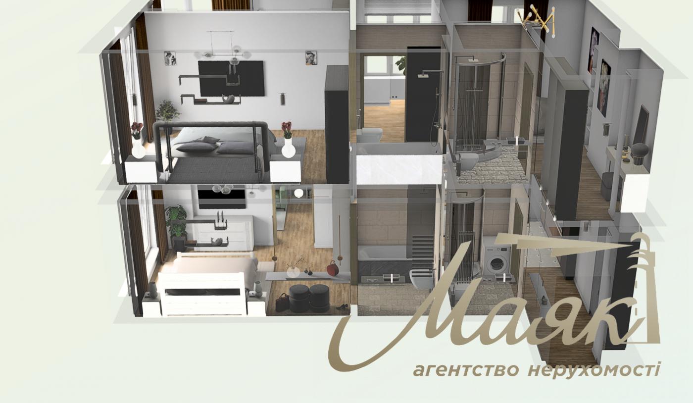 Продаж 4-кімнатної квартири в ЖК Sister, вул. Клеманська 3