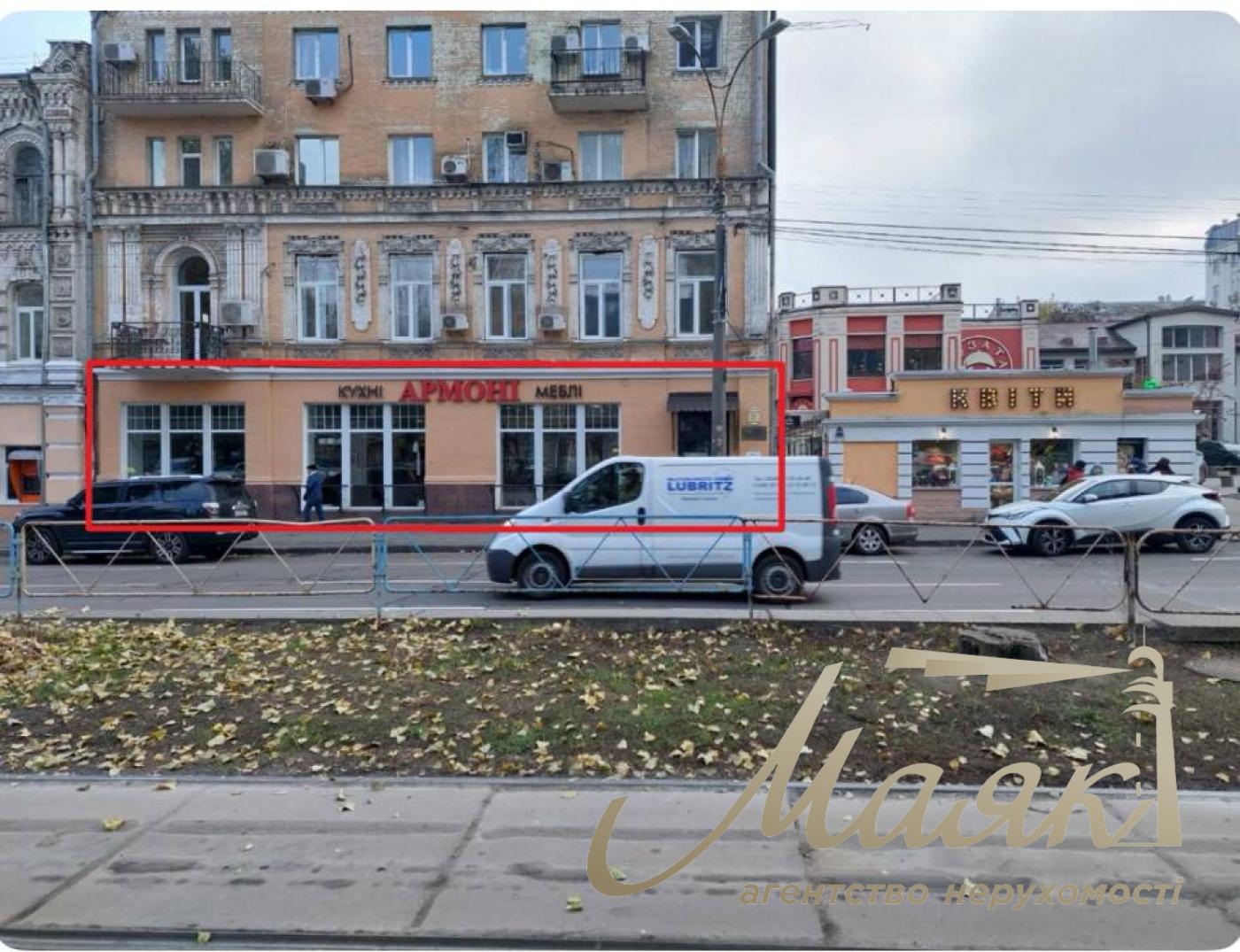 Оренда фасаду 192м2, Поділ, Контрактова площа