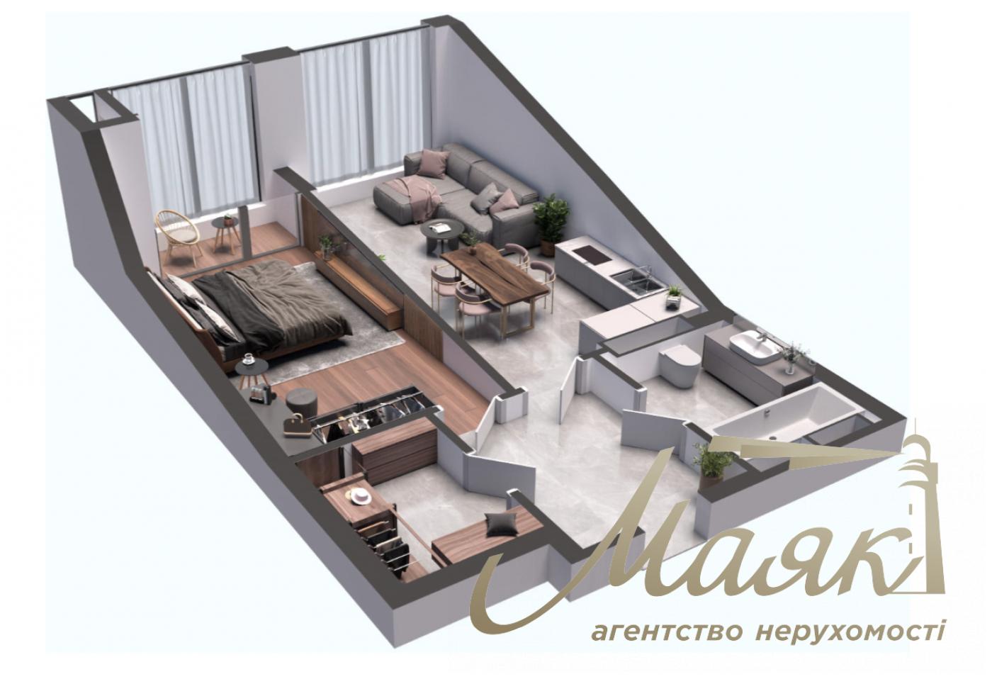 Продаж 1-кімнатної квартири ЖК А136, вул. Антоновича