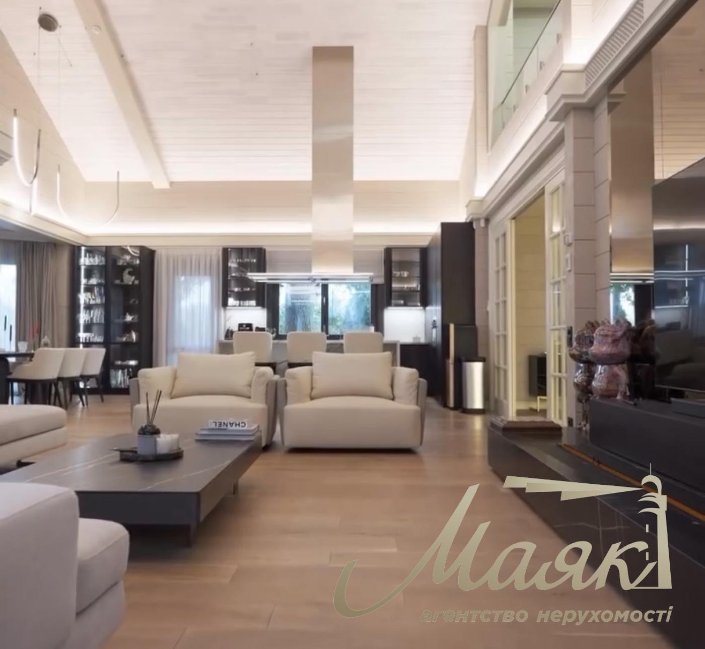 For sale stylish 5-room house 377 m² in farm Mrigi, Koncha-Zaspa, Goloseevsky district of Kiev