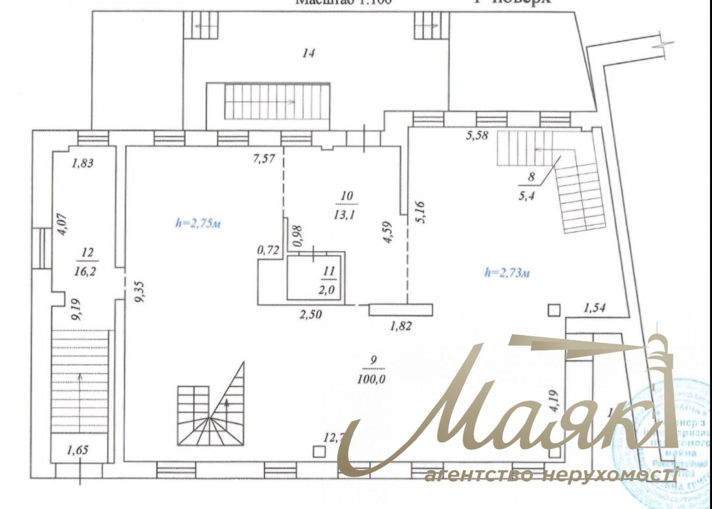 Оренда окремої будівлі 380 м.кв. Андріївський узвіз, Центр