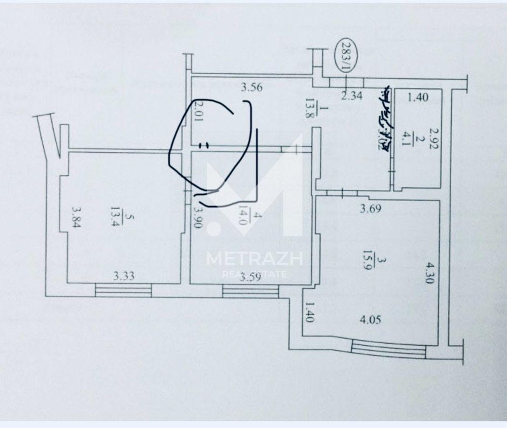 Продажа 3-комнатной квартиры 63 м², Кирило-Мефодіївська, ЖК Старокиївський • ID 7791 — фото 11