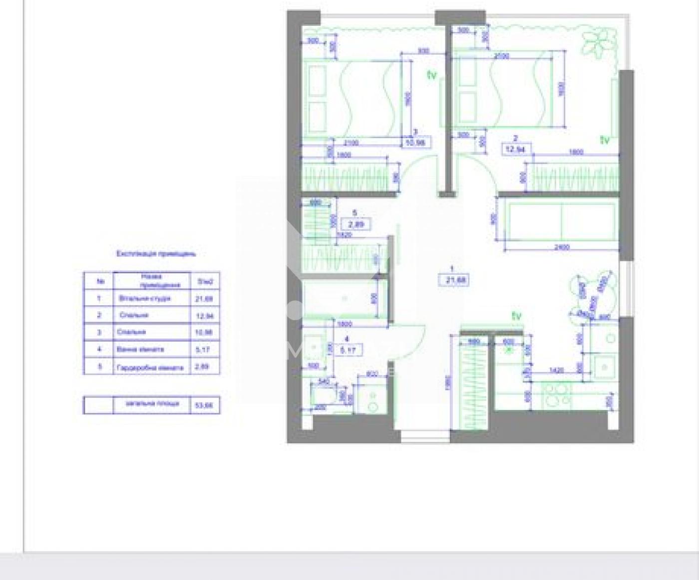 Sale 1-room apartment 54 m², Маланюка Євгенія, Русанівська Гавань • ID 7616 — photo 21
