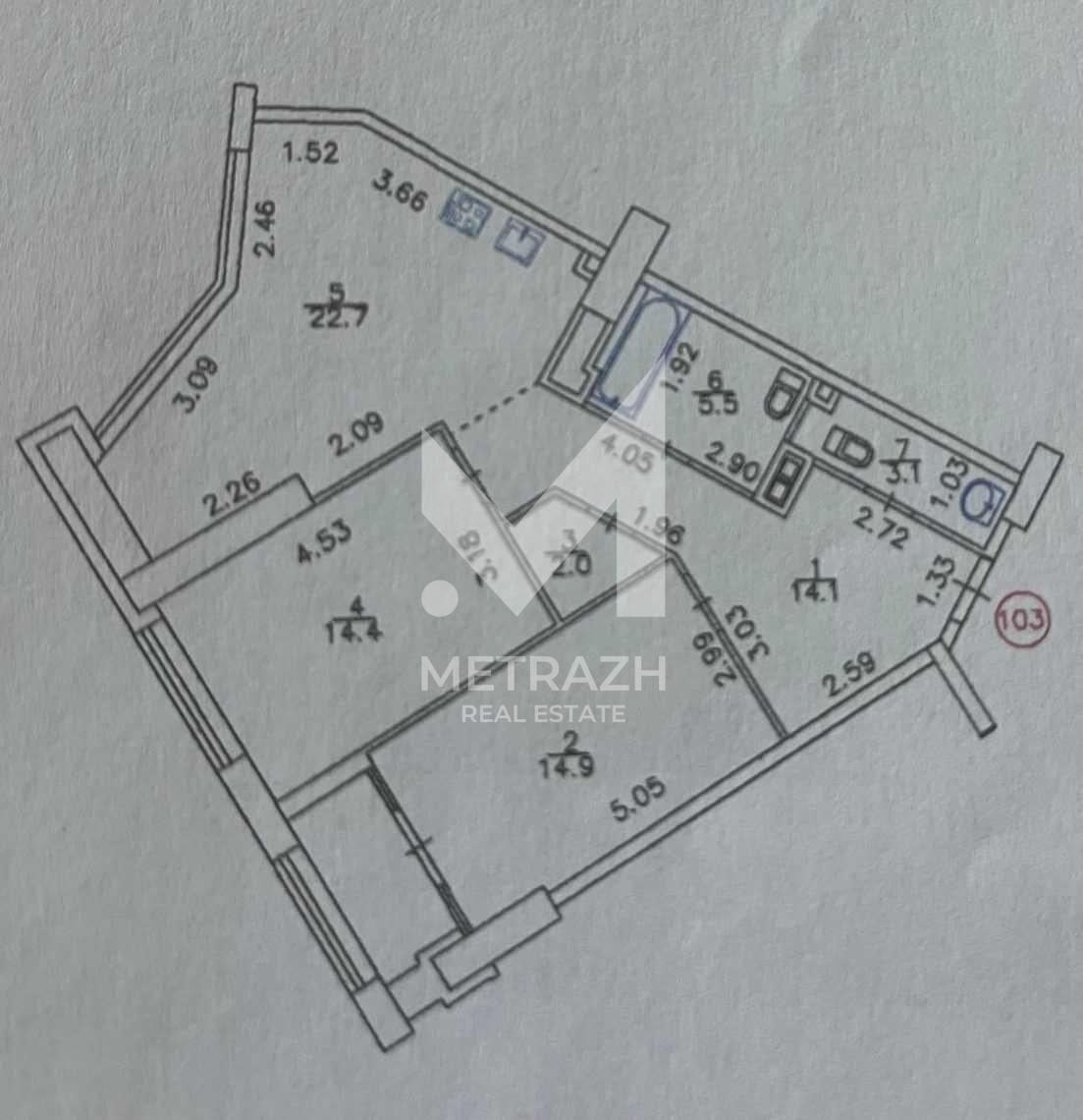 Sale 2-room apartment 78 m², Берестейський, ЖК Manhattan city • ID 7516 — photo 2