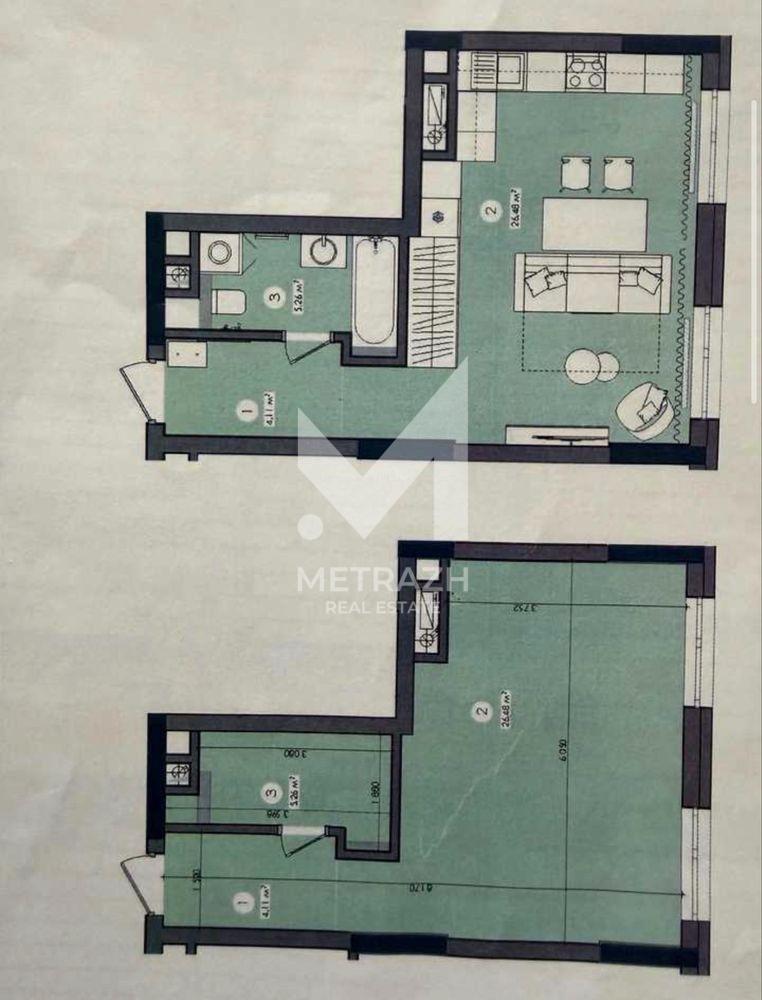 Продажа 1-комнатной квартиры 35 м², Заболотного Академіка, ЖК Метрополис • ID 7814 — фото 2