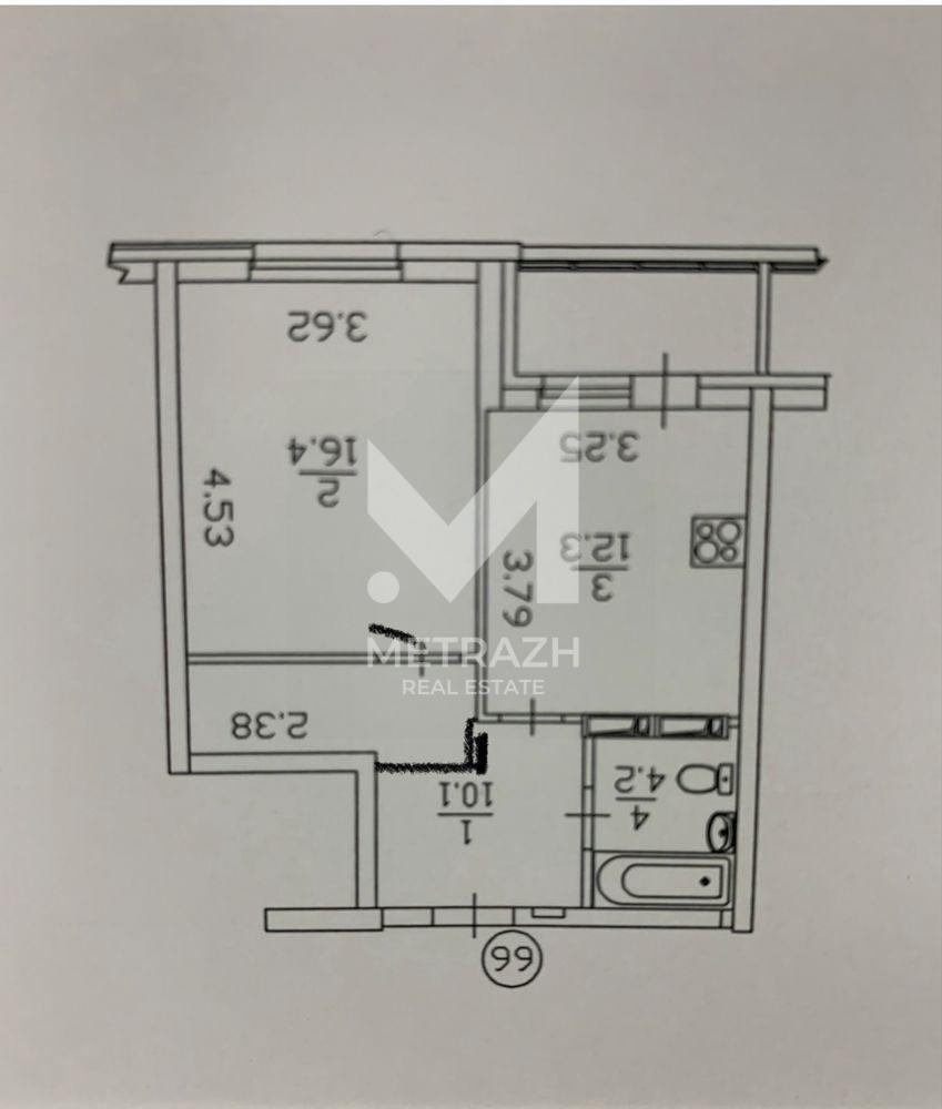 Sale 1-room apartment 46 m², Софії Русової, ЖМ Патріотика • ID 7494 — photo 14