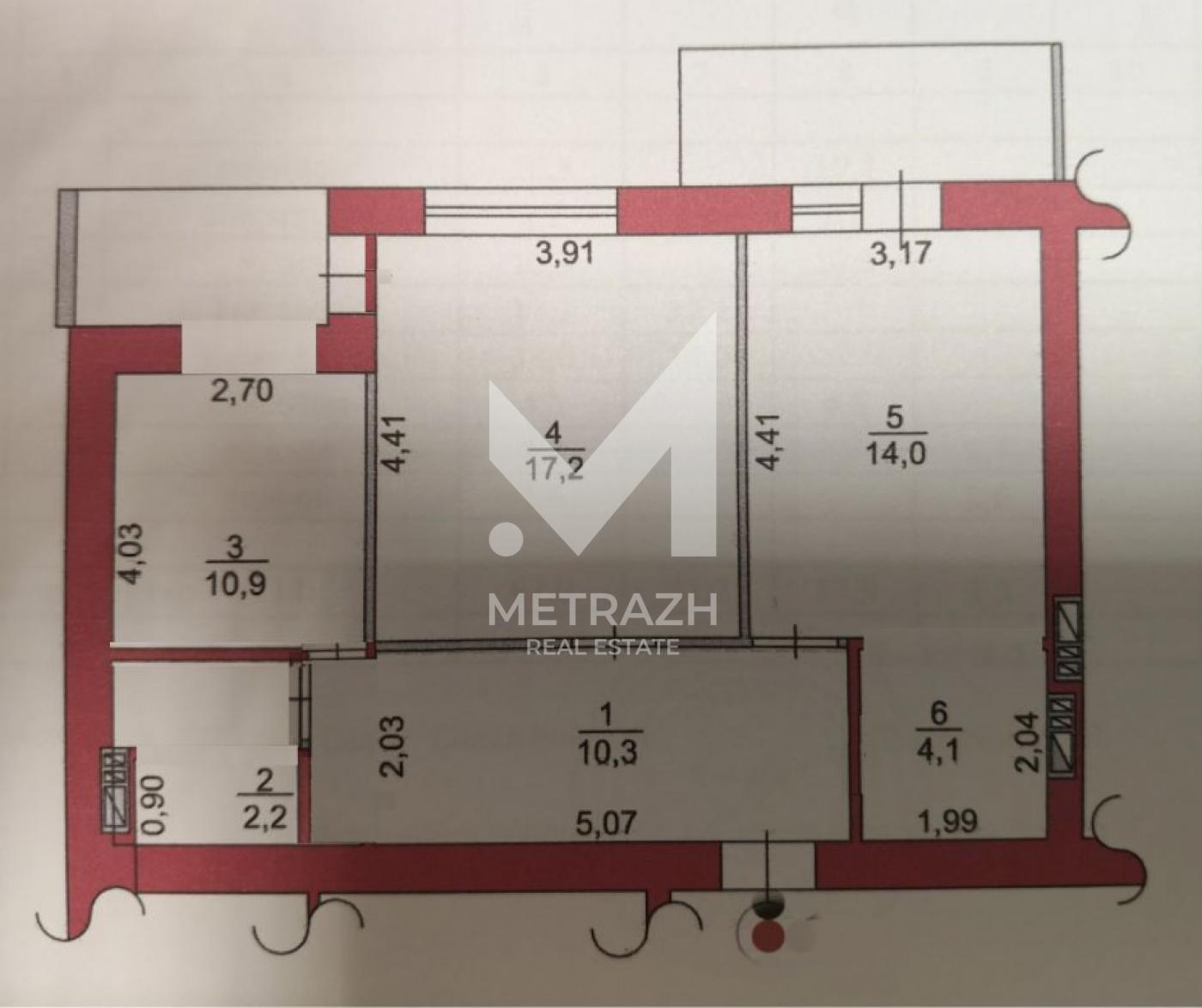 Sale 2-room apartment 64 m², Метрологічна, RC Kryshtalevi Dzherela • ID 7106 — photo 21