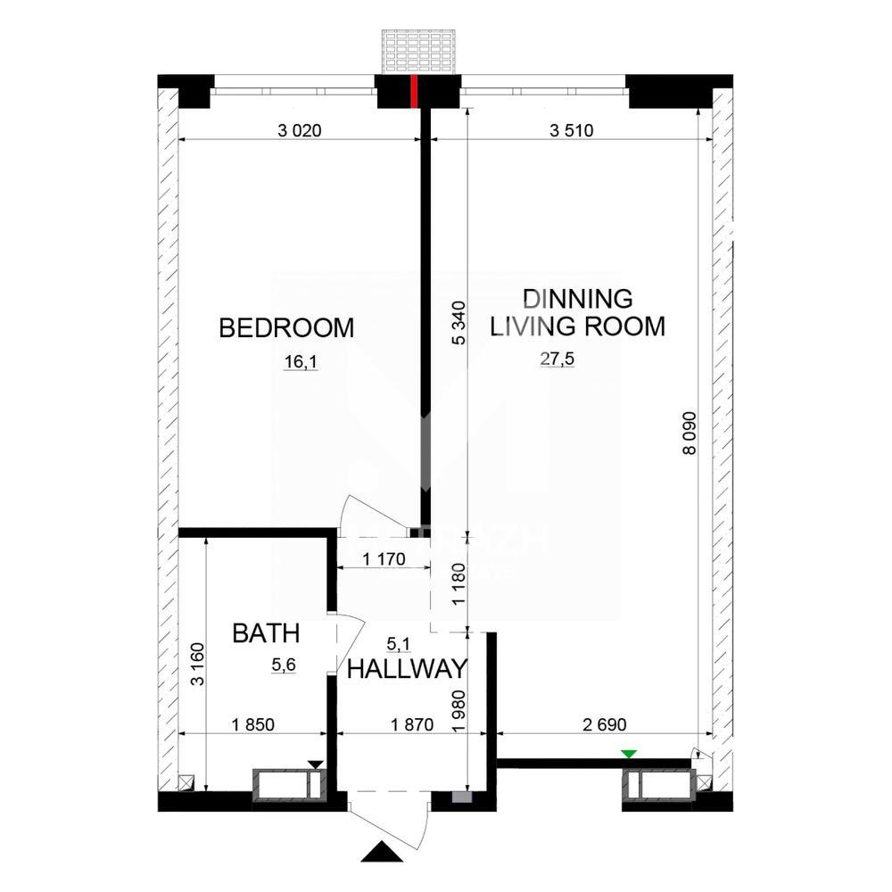 Sale 1-room apartment 54 m², Маланюка Євгенія, Русанівська Гавань • ID 7677 — photo 2