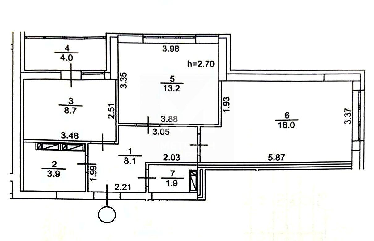 Sale 2-room apartment 57 m², Тираспільська, Місто Квітів. Парковий квартал • ID 7478 — photo 15