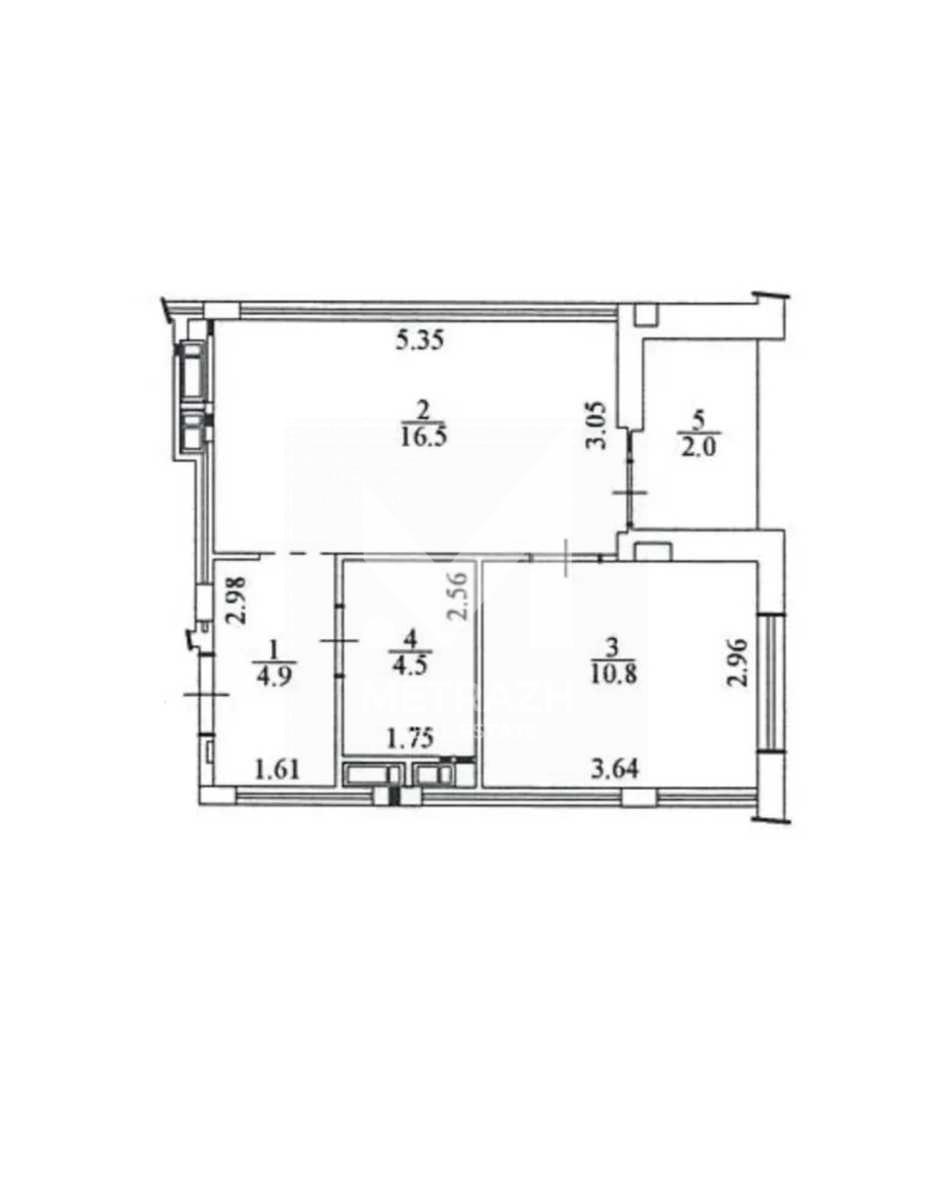 Sale 1-room apartment 40 m², Родини Кістяківських, ЖК Respublika • ID 7456 — photo 2