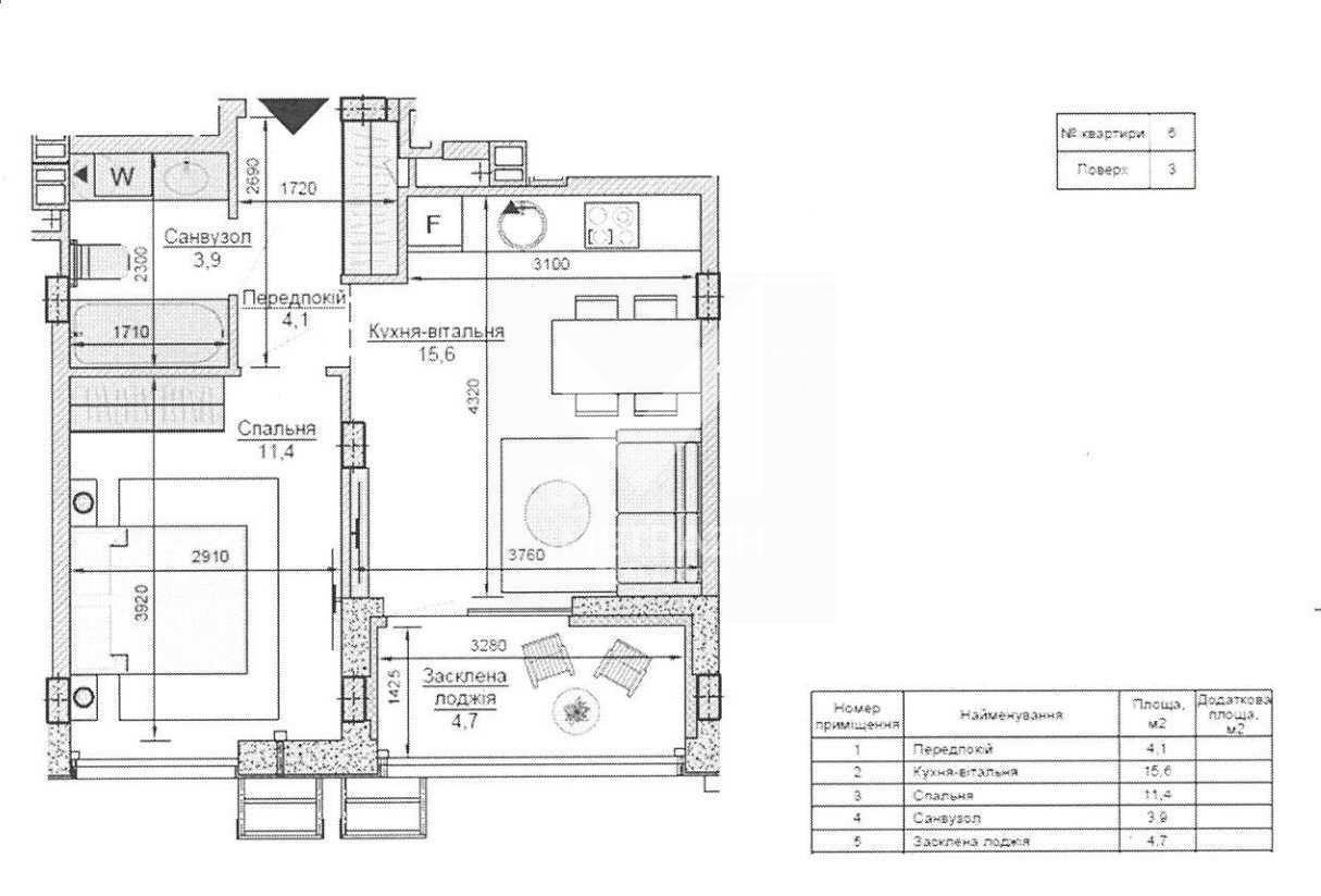 Sale 1-room apartment 40 m², Братів Шеметів, ЖК Respublika • ID 7565 — photo 4