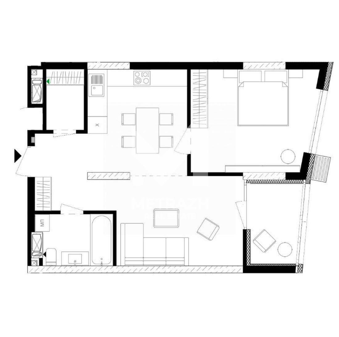 Sale 2-room apartment 63 m², Микільсько-Слобідська, Русанівська Гавань • ID 7625 — photo 7