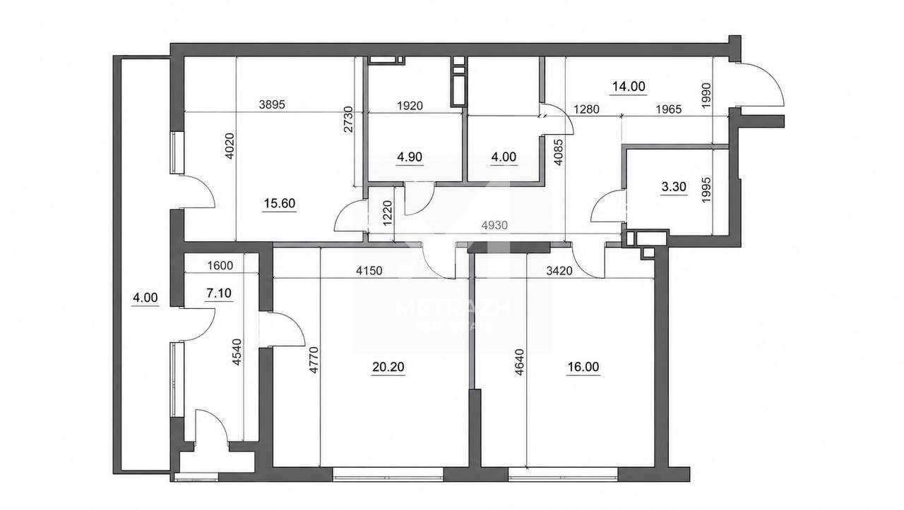Sale 2-room apartment 89 m², Пимоненка Миколи, ЖК Greenville Park • ID 7650 — photo 2