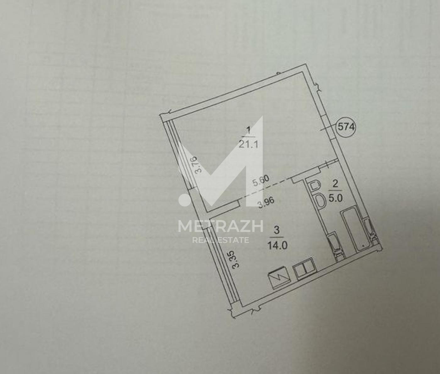 Продажа 1-комнатной квартиры 40 м², Максимовича Михайла, ЖК LIKO-GRAD Perfect Town • ID 7705 — фото 4
