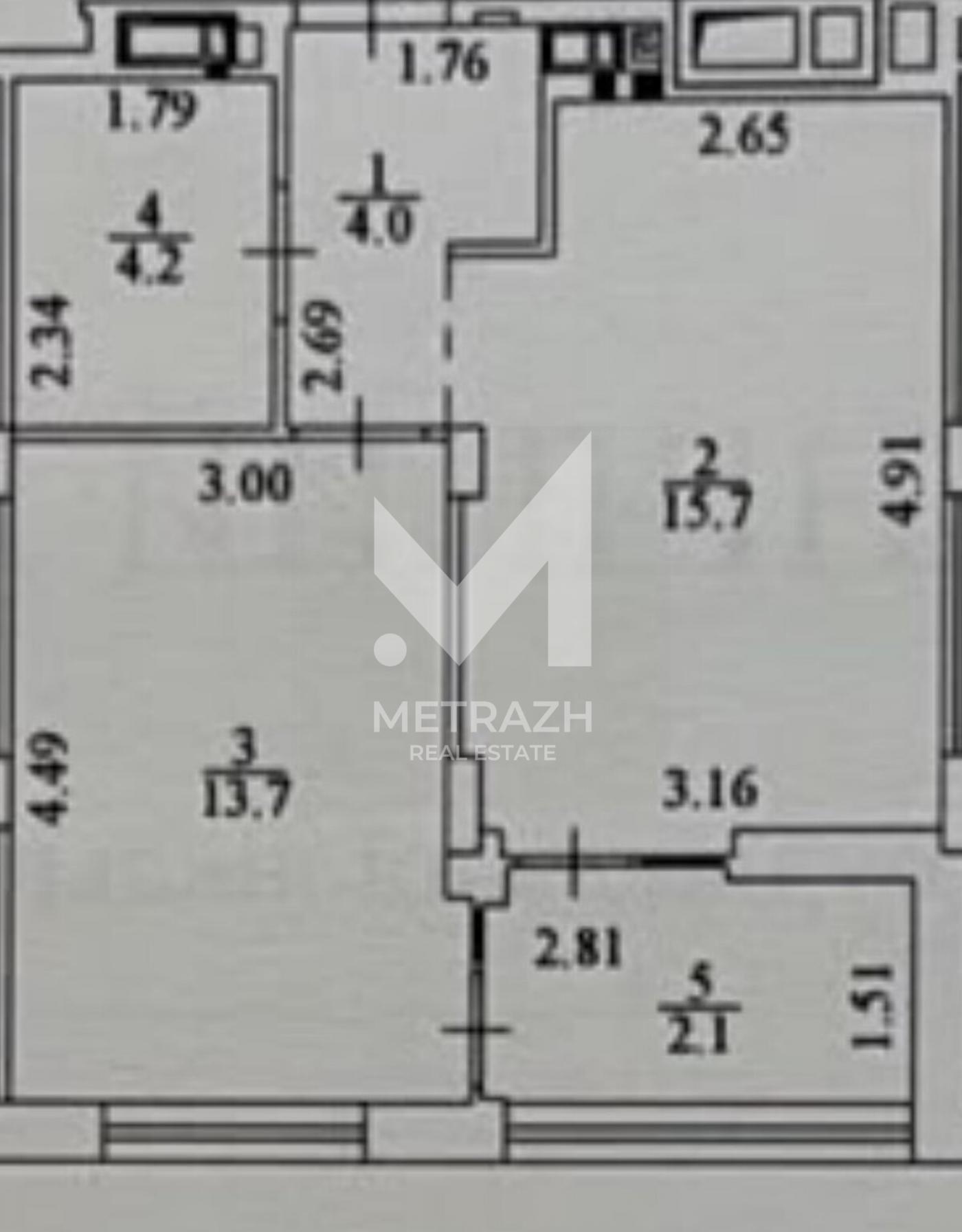 Sale 1-room apartment 39 m², Братів Шеметів, ЖК Respublika • ID 7642 — photo 3