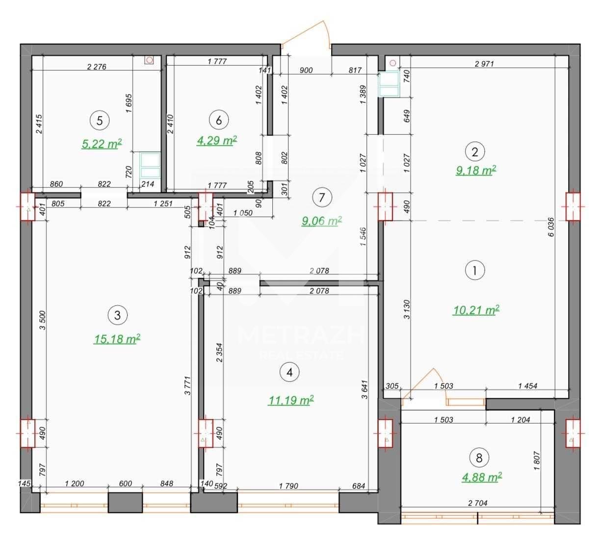 Sale 2-room apartment 70 m², Тадея Рильського, ЖК Respublika • ID 7500 — photo 16