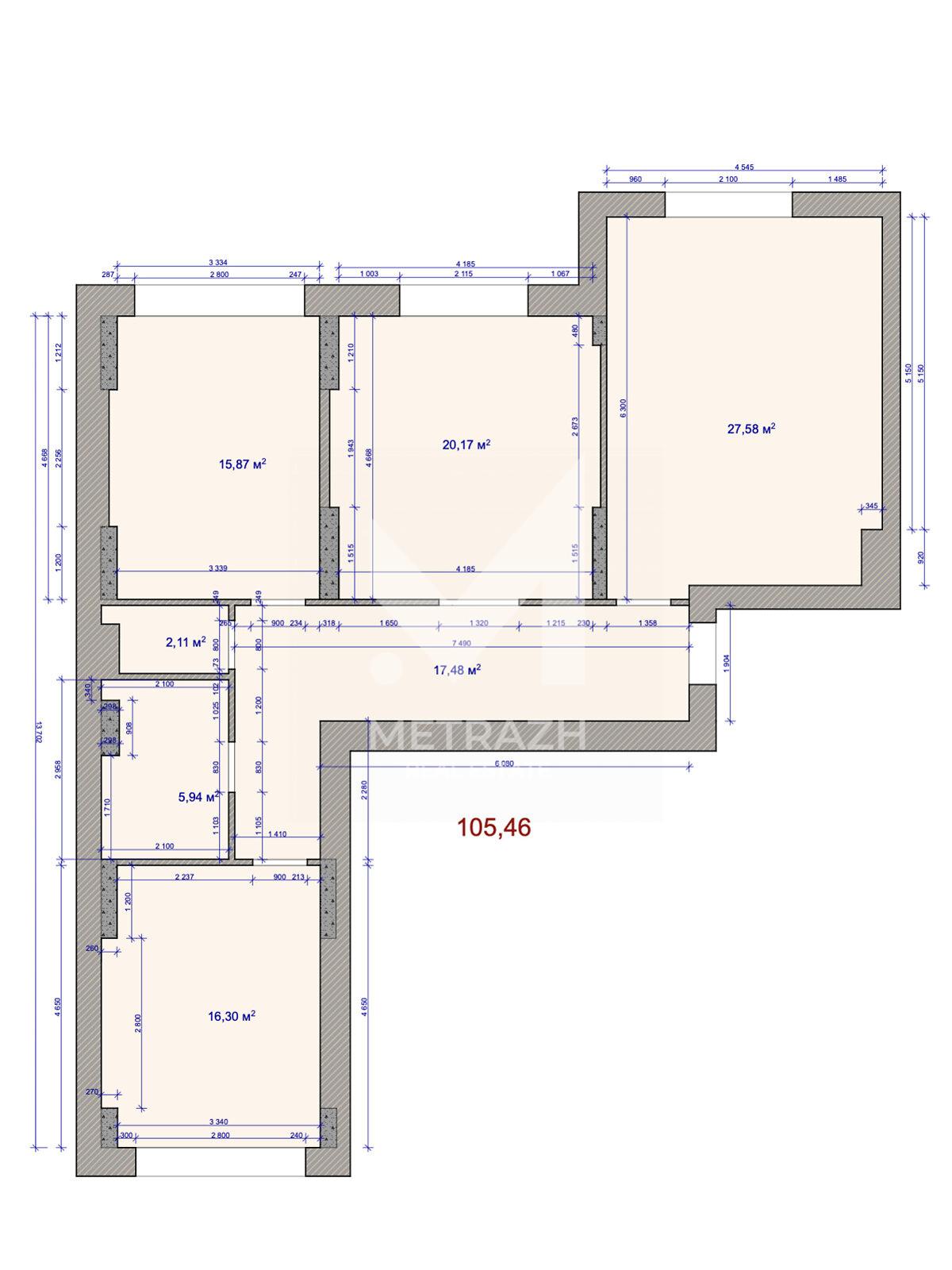 Sale 4-room apartment 105 m², Максимовича Михайла, ЖК LIKO-GRAD Perfect Town • ID 7682 — photo 3