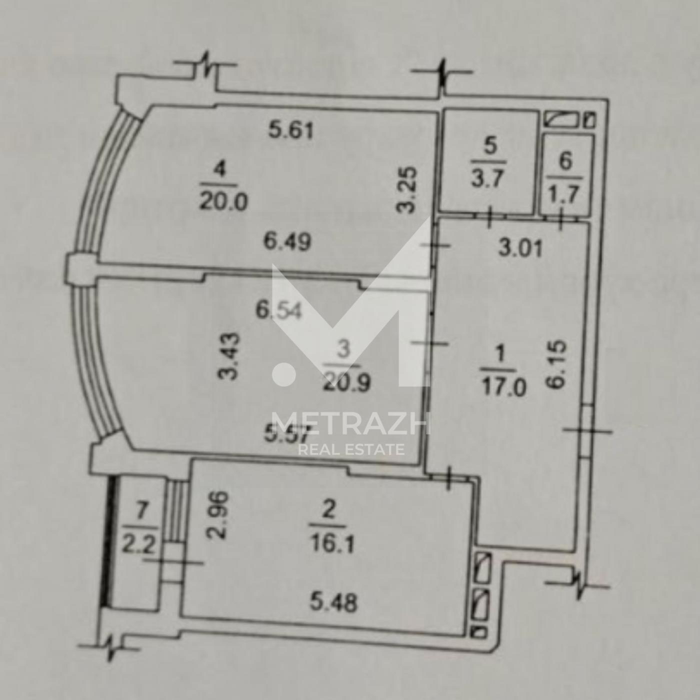 Продажа 2-комнатной квартиры 81 м², Дніпровська наб. • ID 7537 — фото 9
