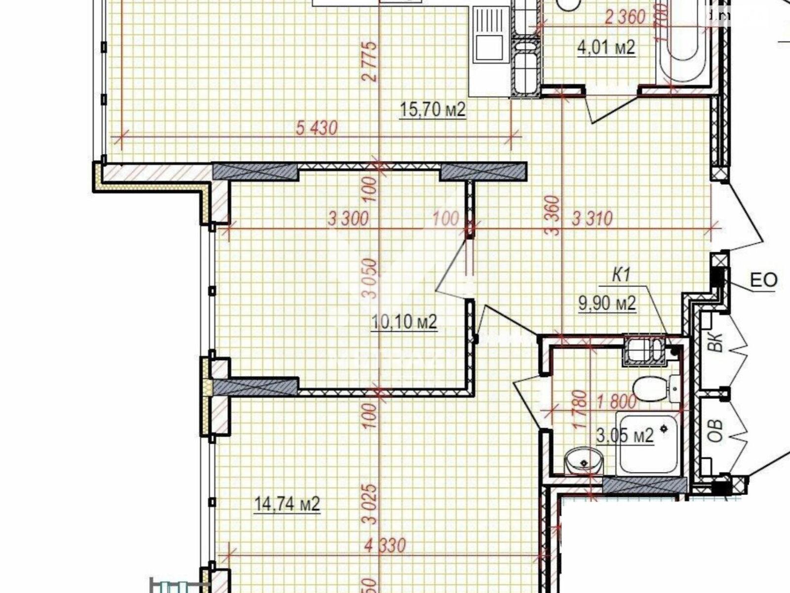 Продажа 2-комнатной квартиры 57 м², Метрологічна, ЖК Life Story • ID 7769 — фото 3