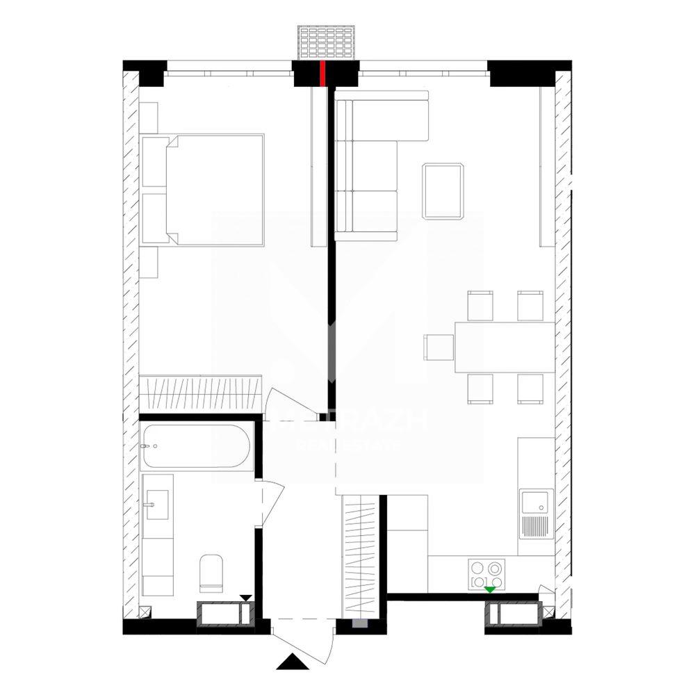 Sale 1-room apartment 54 m², Маланюка Євгенія, Русанівська Гавань • ID 7677 — photo 3