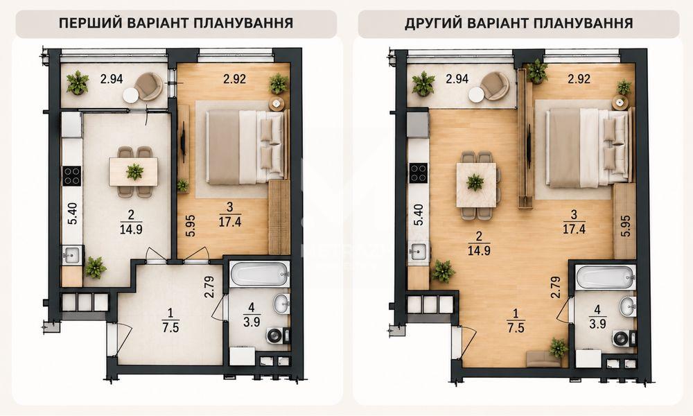 Sale 1-room apartment 47 m², Євгенія Сверстюка, ЖК Галактика • ID 7601 — photo 3