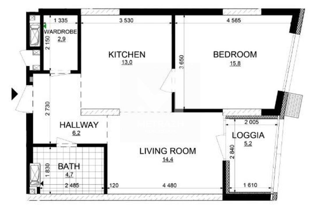 Sale 2-room apartment 63 m², Микільсько-Слобідська, Русанівська Гавань • ID 7625 — photo 8